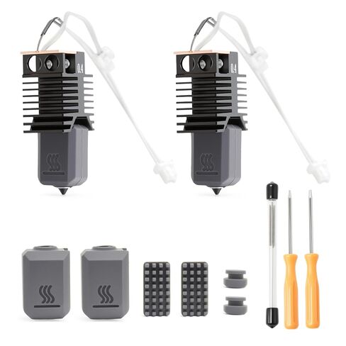 2 قطعة 0.4 مللي متر U1 Hotend لـ Snapmaker U1 Hotend 24 فولت 48 واط كتلة تسخين سيراميك ، مع فرشاة وإبرة تنظيف وجوارب سيليكون وأدوات عدة in Saudi Arabia