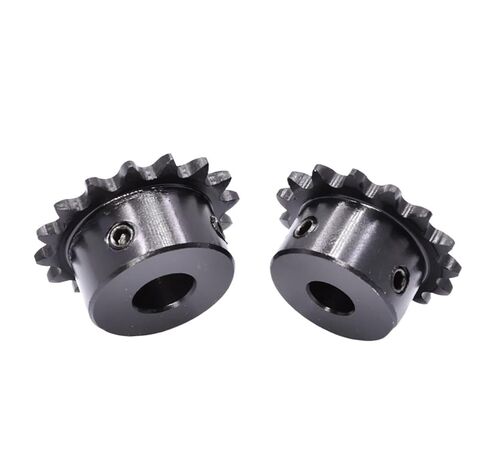 Steel Heavy Duty Motor Pinion Gear 1pcs 10-23 Tooth 04C Chain Gear Steel 6mm Bore Industrial Sprocket Wheel Motor Drive(18 Teeth) in Saudi Arabia