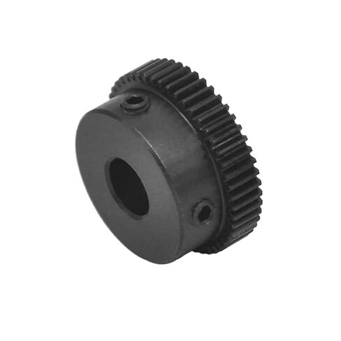 Steel Heavy Duty Motor Pinion Gear 0.5M Steel Spur Gear with Step Pinion Motor Parts Accessories 20-45T Inner Hole 6mm(34 Teeth) in Saudi Arabia