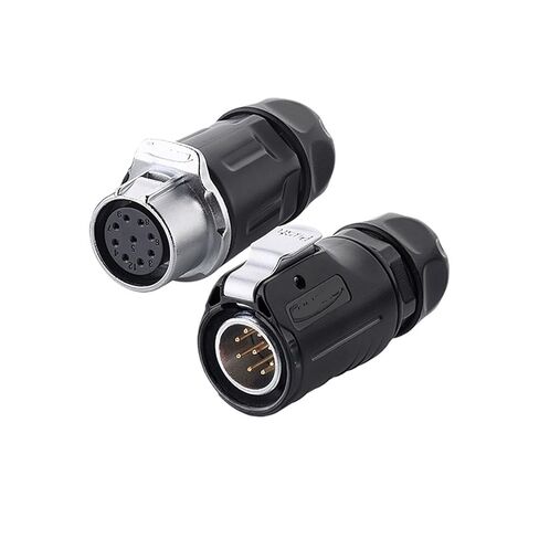 LP20 الذكور والإناث بعقب في الهواء الطلق LED موصل الطاقة موصل السيارات 9 دبوس (بعقب ملابس رسمية) in Kuwait