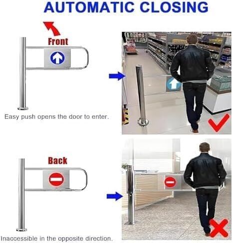 باب متأرجح اوتوماتيكي مناسب للسوبر ماركت والمستودعات الأبعاد: 100 × 97 سم in Kuwait