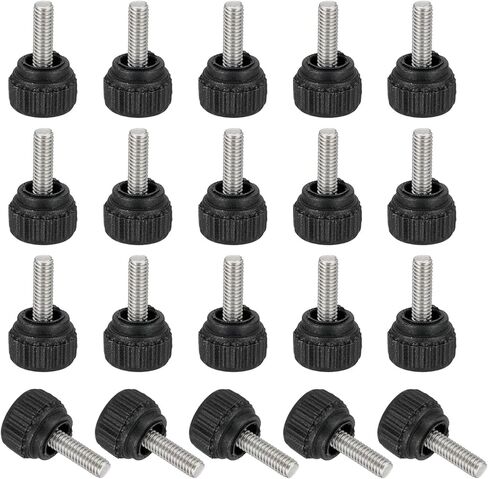 meccanixity 20 pcs thumbscrew متكررة ، M5 × 35 مم مراقبة مسامير الذراع الذراع مقابض الصلب المقاوم المقاوم مقبض الإبهام المسمار الإبهام لجهاز الكمبيوتر in Kuwait