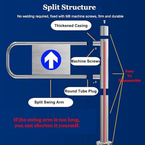 باب مدخل أوتوماتيكي يغلق بنابض مناسب للمكتبات والمحلات التجارية 90 × 100 سم in Kuwait