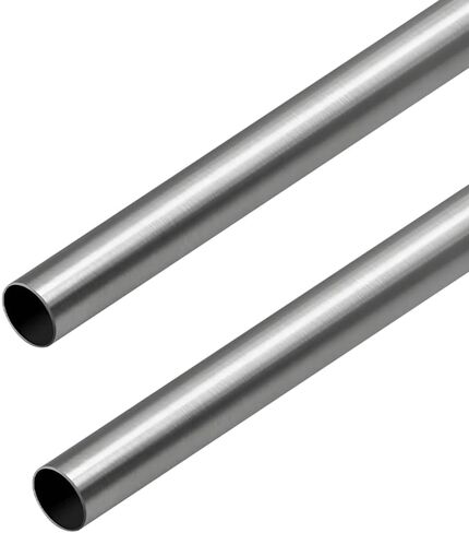 JoyTube 3/4" OD 304 أنبوب من الفولاذ المقاوم للصدأ 8 بوصة طول 3/50 بوصة سمك الجدار قابل للحام أنابيب معدنية مستديرة مستقيمة للصناعة والبناء والأشغال اليدوية والأثاث والديكور ونموذج الحرف اليدوية (قطعتان) in Kuwait