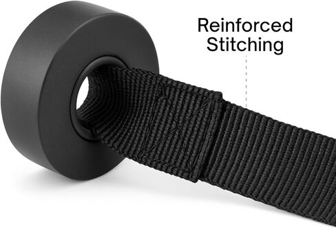 مجموعة أحزمة مقاومة THORZA - 5 مستويات قابلة للتكديس تصل إلى 150 رطلاً، وأشرطة تمرين بمقابض، ومرساة باب وحقيبة حمل، وأشرطة تمرين TPE خالية من اللاتكس - صالة ألعاب رياضية منزلية لكامل الجسم (مجموعة مكونة من 7 قطع) in Kuwait