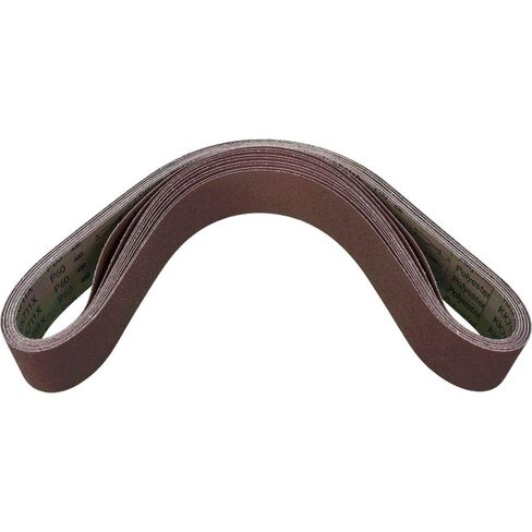 PFERD 49182 Benchstand Abrasive Belt, Aluminum Oxide A, 60" Length x 2-1/2" Width, 60 Grit (Pack of 10) in Saudi Arabia