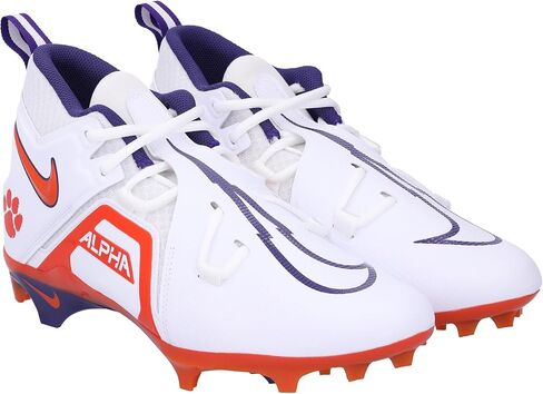 Clemson Tigers Team-Issued Alpha Pro 3 Nike Cleats from the Football Program - Size 12.5 - College Programs in Saudi Arabia