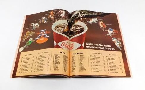 1968 سان دييغو تشارجرز في برنامج بافالو بيلز لكرة القدم AFL 11-17-68 - برامج NFL in Saudi Arabia