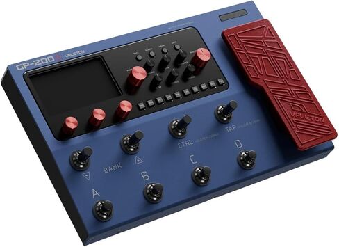 VALETON GP-200X تعبير دواسة المعالج متعدد التأثيرات، حلقة FX، MIDI، كهربائي، جهير، نمذجة أمبير الجيتار الصوتي، محاكاة كابينة الأشعة تحت الحمراء، ستيريو، واجهة USB مع حقيبة Tonebird، كابل، حزمة اللقطات in Saudi Arabia
