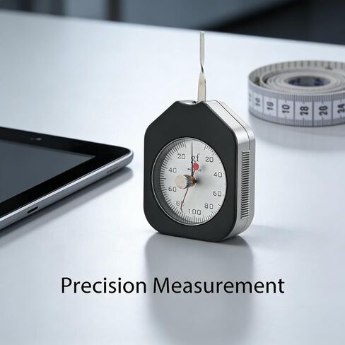 Dial Tension Meter Tester, Pocket Gram Force Meter 100g Double Pointer - Accurate Measurement, Compact Portable Design, Ideal for Spring Pressure Testing in Saudi Arabia
