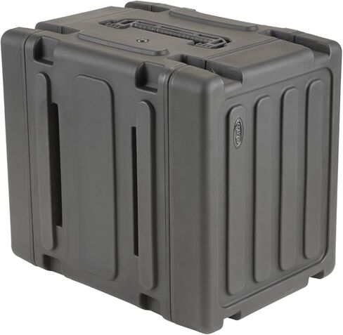 حالات SKB 3SKB-R08U20W 20 بوصة رف دوار عميق 8U Roto Shockmount، مقاوم للصدمات والماء، قضبان فولاذية ملولبة، قضبان خلفية، عجلات مدمجة، مقبض سحب منخفض المستوى in Saudi Arabia