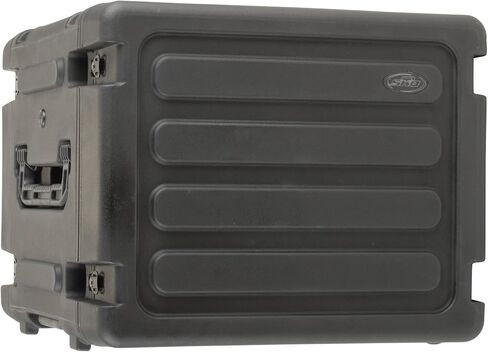حالات SKB 3SKB-R08U20W 20 بوصة رف دوار عميق 8U Roto Shockmount، مقاوم للصدمات والماء، قضبان فولاذية ملولبة، قضبان خلفية، عجلات مدمجة، مقبض سحب منخفض المستوى in Saudi Arabia