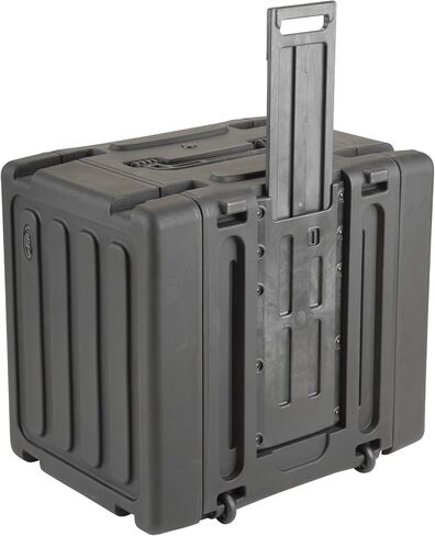 حالات SKB 3SKB-R08U20W 20 بوصة رف دوار عميق 8U Roto Shockmount، مقاوم للصدمات والماء، قضبان فولاذية ملولبة، قضبان خلفية، عجلات مدمجة، مقبض سحب منخفض المستوى in Saudi Arabia
