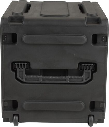 حالات SKB 3SKB-R08U20W 20 بوصة رف دوار عميق 8U Roto Shockmount، مقاوم للصدمات والماء، قضبان فولاذية ملولبة، قضبان خلفية، عجلات مدمجة، مقبض سحب منخفض المستوى in Saudi Arabia