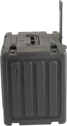 حالات SKB 3SKB-R08U20W 20 بوصة رف دوار عميق 8U Roto Shockmount، مقاوم للصدمات والماء، قضبان فولاذية ملولبة، قضبان خلفية، عجلات مدمجة، مقبض سحب منخفض المستوى in Saudi Arabia