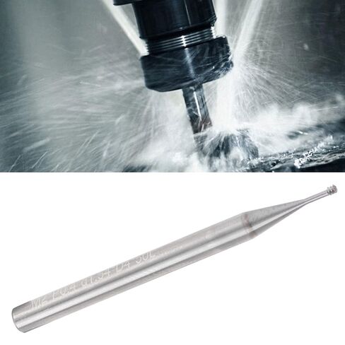 قاطعة طحن الخيط، 3 أسنان مترية 60 درجة، أداة يدوية CNC من الفولاذ التنغستن، M2.0x0.4xD4x50، للألمنيوم والنحاس والحديد الزهر والفولاذ المقاوم للصدأ وعمر خدمة طويل in Kuwait