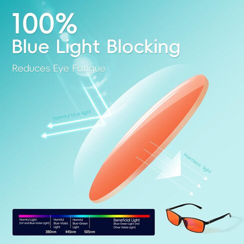 Sleep Glasses 99.9% Blue light blocking glasses, Blue Light Blocking Gaming ESports Computer Gamer Glasses, Reduce Eyestrain in Saudi Arabia