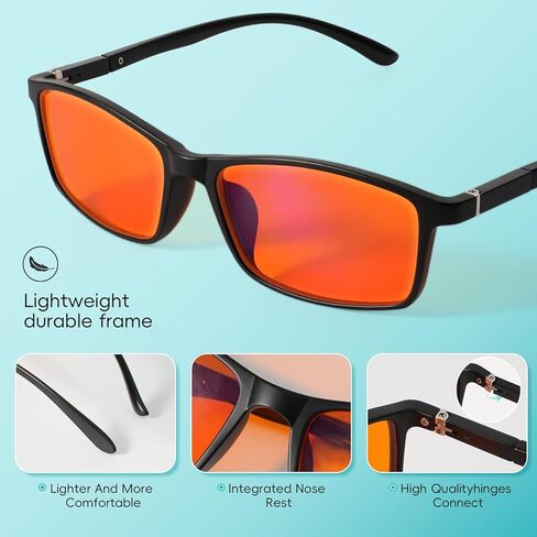 Sleep Glasses 99.9% Blue light blocking glasses, Blue Light Blocking Gaming ESports Computer Gamer Glasses, Reduce Eyestrain in Saudi Arabia