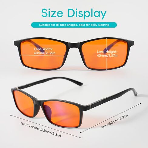 Sleep Glasses 99.9% Blue light blocking glasses, Blue Light Blocking Gaming ESports Computer Gamer Glasses, Reduce Eyestrain in Saudi Arabia
