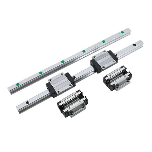 قطعة واحدة من السكك الحديدية الخطية المربعة HGR20 HGR15 HGH20CA HGW20CC HG15 عربات كتلة منزلقة من الفولاذ لنقش جهاز التوجيه باستخدام الحاسب الآلي (2HGR15 4HGH15CA، 200 مم) in Saudi Arabia