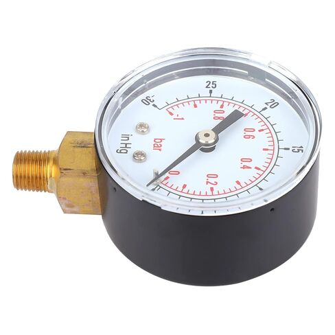 DAN&DRE Vacuum - 1-0 Bar - 30-0 Inch Hg 50mm 1/8 BSPT B M Connection Air Water Oil Vacuum Gauges in Kuwait