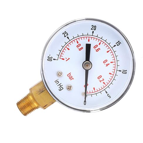 DAN&DRE Vacuum - 1-0 Bar - 30-0 Inch Hg 50mm 1/8 BSPT B M Connection Air Water Oil Vacuum Gauges in Kuwait