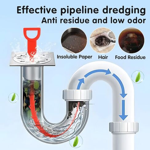 10 قطع حلزونية لتنظيف الصرف، 25 بوصة بمقبض مريح، أعواد براغي تنظيف الأنابيب، فعالة لإزالة الشعر والرواسب يدويًا في مطبخ الحمام لحوض الاستحمام والمرحاض وحوض المطبخ والصرف الصحي in Kuwait