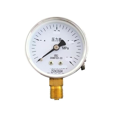 Y-60 مكيف الهواء الفراغي ومقياس ضغط التدفئة تحت الأرضية بخيط M14 * 1.5 (-0.1-2.4MPA) in Saudi Arabia