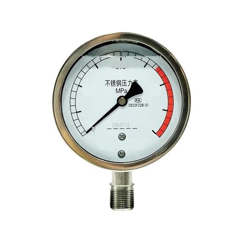 YN100BF مقياس ضغط الفراغ من الفولاذ المقاوم للصدأ بخيط M20 * 1.5. (0-6MPA = 60 كجم) in Saudi Arabia