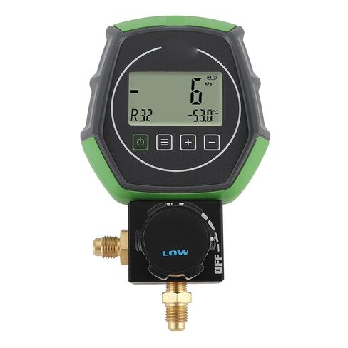 AUNMAS Refrigeration Digital Vacuum Gauges, 0KPa to 6000KPa 5 Units (KPa, Bar, PSI, InHg, KgF cm2) HVAC Vacuum Pressure Gauges for AC Fluoridation in Saudi Arabia