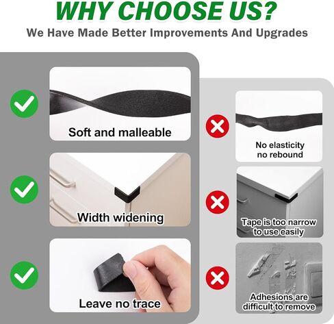 Car Speaker Sealing Tape-Weather Stripping Seal 4 Rolls, 66 Ft L x 4/5 in W x 1/8 in T, High Density Self Adhesive Foam Tape, Wide Weather Strip for Door and Window Gaps, Soundproof Noise Reduction in Kuwait