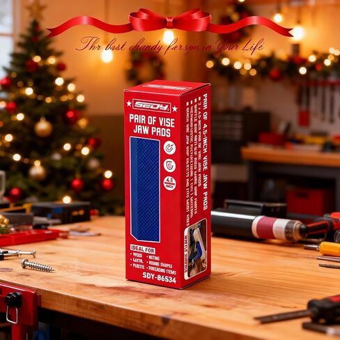 قطعتان من وسادات الفك الملزمة المغناطيسية مقاس 4.5 بوصة، أغطية الفك الناعمة من مادة TPU مع سطح وافل، وسادات ملزمة واقية غير قابلة للتشوه لملزمة المقعد، ومكبس الحفر، وأعمال المعادن والأعمال الخشبية in Kuwait