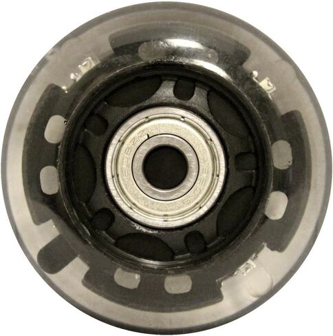 Led Inline Wheels 64mm 82a Skate Roller Blade Light Up 2-Pack with ABEC 9 Bearings in Saudi Arabia