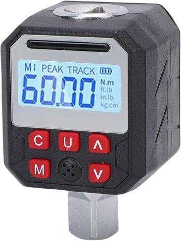 Digital Torsion Wrench Adapter 1/2in Drive Torque Meter Tester with Digital Display 9 Preset Groups Data Storage for Quality Control Optimization in Saudi Arabia