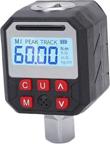 Digital Torsion Wrench Adapter 1/2in Drive Torque Meter Tester with Digital Display 9 Preset Groups Data Storage for Quality Control Optimization in Saudi Arabia