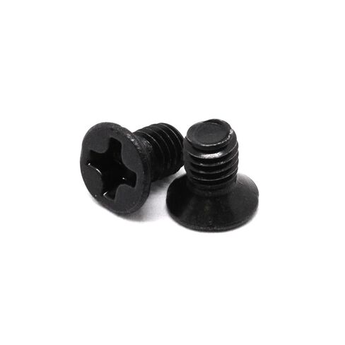 M3 x 8mm Flat Countersunk Head Machine Screws, Carbon Steel Cross Screw, Full Thread, Black Coating, 50PCS in Saudi Arabia