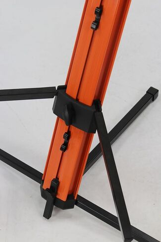 حامل لوحة مفاتيح DJ من Fat Toad Column بطبقتين مع محول ذراع ميكروفون (سلسلة SlidingTower) - حامل للقرص الدوار الرقمي، معدات الصوت، مركب الاستوديو - منصة تثبيت البيانو الإلكترونية المزدوجة in Kuwait