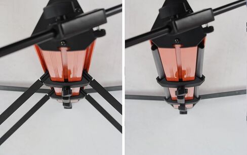 حامل لوحة مفاتيح DJ من Fat Toad Column بطبقتين مع محول ذراع ميكروفون (سلسلة SlidingTower) - حامل للقرص الدوار الرقمي، معدات الصوت، مركب الاستوديو - منصة تثبيت البيانو الإلكترونية المزدوجة in Kuwait