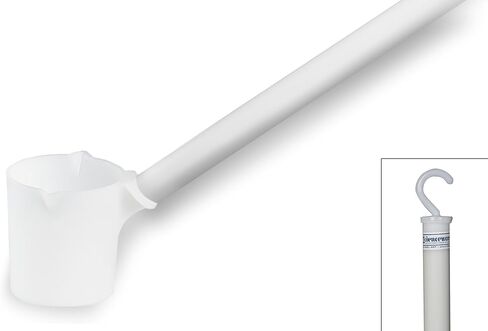 SP Bel-Art قحافة ذات مقبض طويل؛ 16 أونصة، مقبض 6 أقدام، بلاستيك (F36781-0016) صنع في الولايات المتحدة الأمريكية in Saudi Arabia