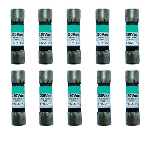 10-حزمة جديدة FNM-15 FNM-15A FNM 15A 250Vac صمامات تأخير الوقت، FNM-15A صمامات خرطوشة رفض الفئة CC الحالية in Kuwait