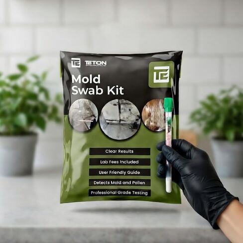 Mold Test Kit – Lab Fees Included, 1 Swab can Detect 20+ Mold Types & Pollen, Easy-to-Use Guide, Professional-Grade Testing in Saudi Arabia