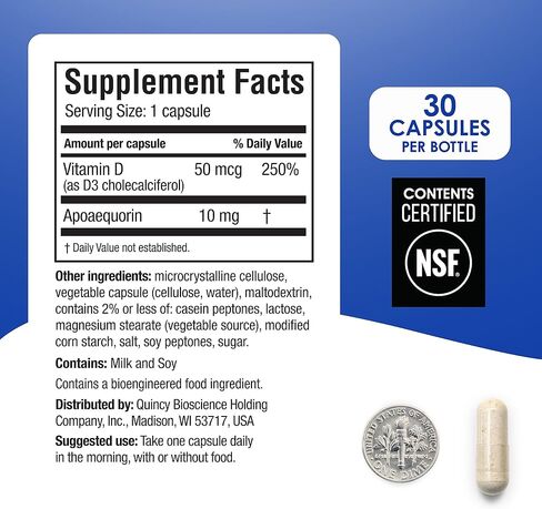 Prevagen Regular Strength - 90 Capsules (3 Month Supply) | Formulated for Your Brain | 10mg of Apoaequorin Plus Vitamin D3 with 7-Day Pill Minder in Kuwait