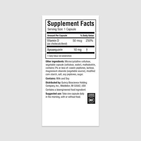 Prevagen Regular Strength - 90 Capsules (3 Month Supply) | Formulated for Your Brain | 10mg of Apoaequorin Plus Vitamin D3 with 7-Day Pill Minder in Kuwait