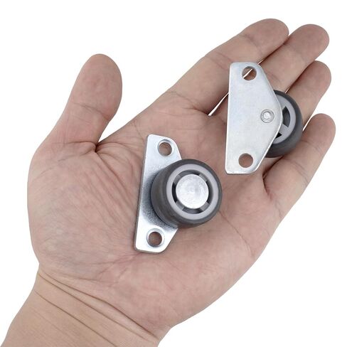 2 Pcs Small Wheels, Low Profile Casters, Side Mount Caster Wheels, Roller Wheel Casters for Drawers, Furniture, DIY Project, Trays (1.25'') in Kuwait