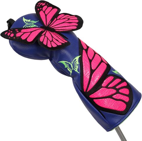 mytag Butterfly Patch Golf Club Covers, Golf Head Covers for Woods and Driver 3D Craft Blue Headcover in Saudi Arabia
