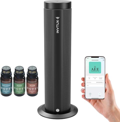 Waterless Essential Oil Diffuser Corded Diffuser with Hotel Collection Diffuser Oil, Scent Diffuser Starter Kit Cold Air Diffuser Oil Machine 1000 Sq Ft Coverage for Home Office Lobby Hotel in Kuwait