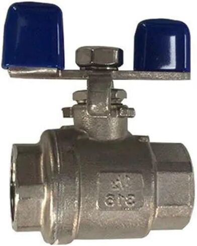 1/4 "3/8" 1/2 "3/4" 1 "صمام من قطعتين 304 صمام كروي داخلي من الفولاذ المقاوم للصدأ(12) in Kuwait