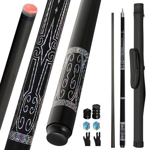 عصا تجمع ألياف الكربون 20-21 أوقية ، طرف قوس قزح 13 مم ، 3/8 * 8 ، تشمل علبة جديلة ، حماة المفاصل ، رسائل وقفازات جديلة in Kuwait