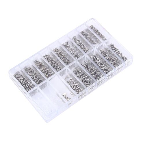 1000pcs Screws for Eyeglass Screws, Stainless Steel Sunglasses Repair Kit Micro Nuts Assortment for Spectacles Watch Sunglasses Repair in Saudi Arabia