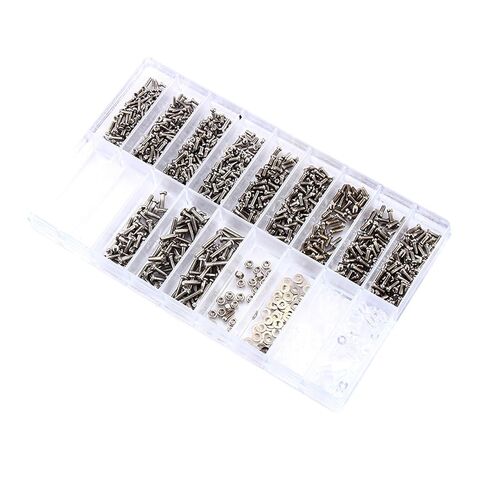 1000pcs Screws for Eyeglass Screws, Stainless Steel Sunglasses Repair Kit Micro Nuts Assortment for Spectacles Watch Sunglasses Repair in Saudi Arabia